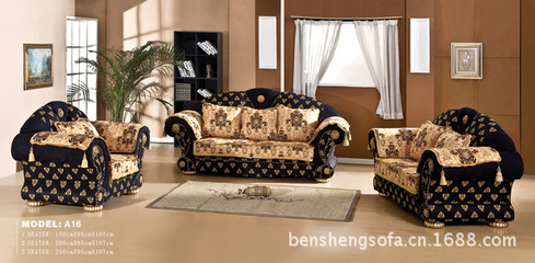 欧式瓦萨次布艺沙发 A16 奢华与舒适的完美融合